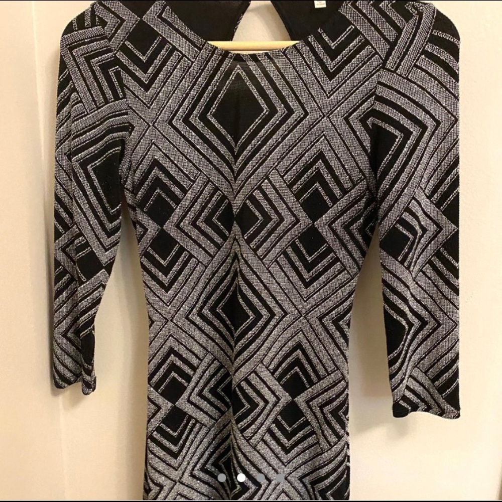 Charlotte Russe black sparkly dress